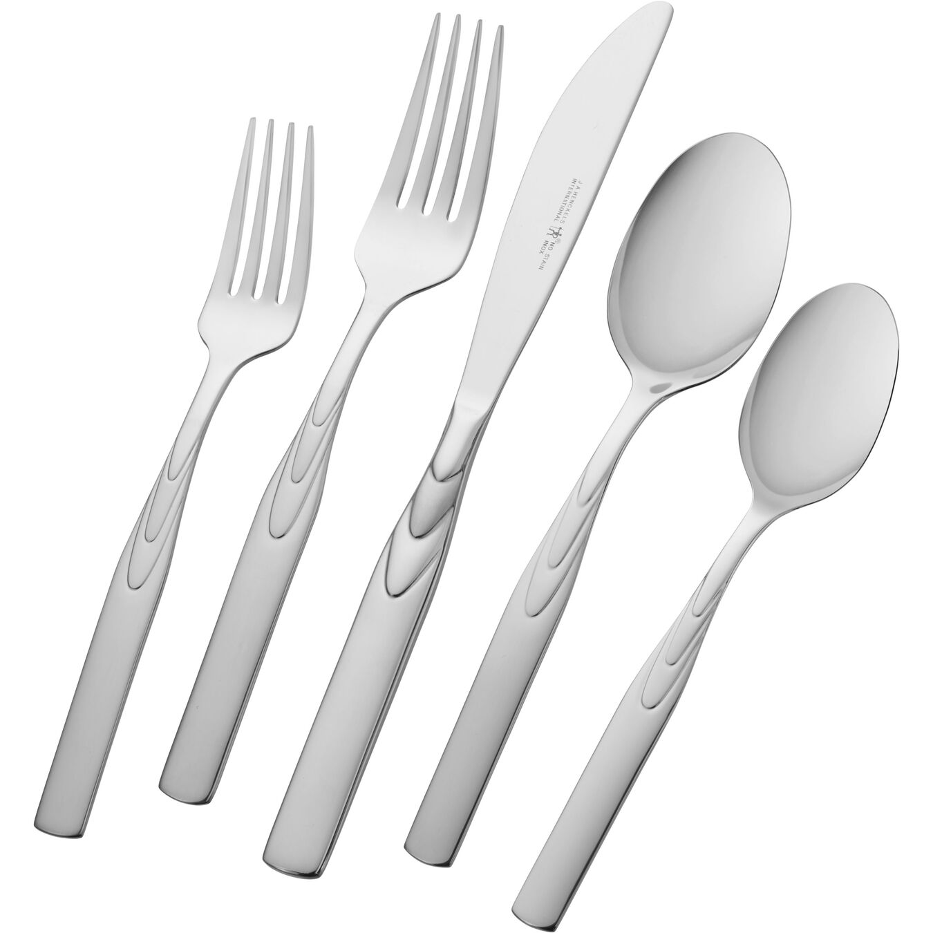 Henckels Intl Rapture 45pc Flatware Set