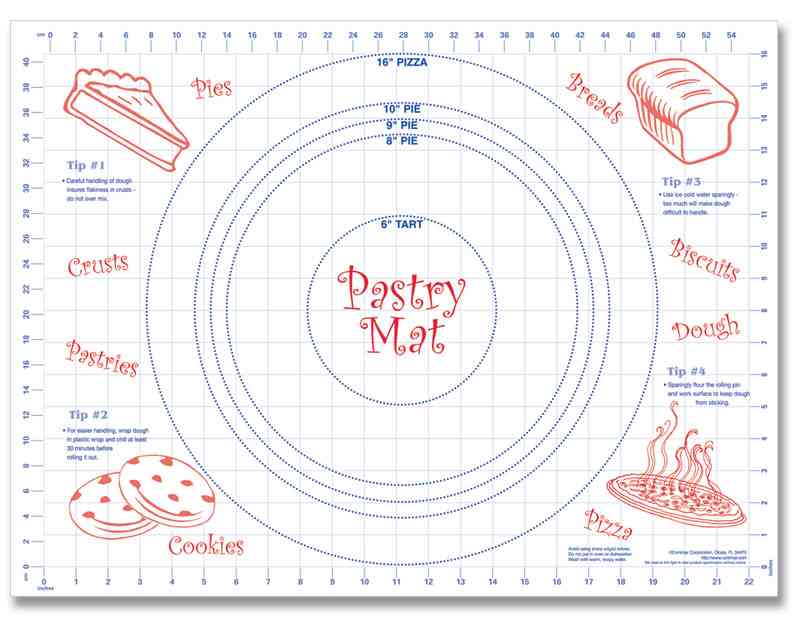 Kitchen Helper Pastry Mat