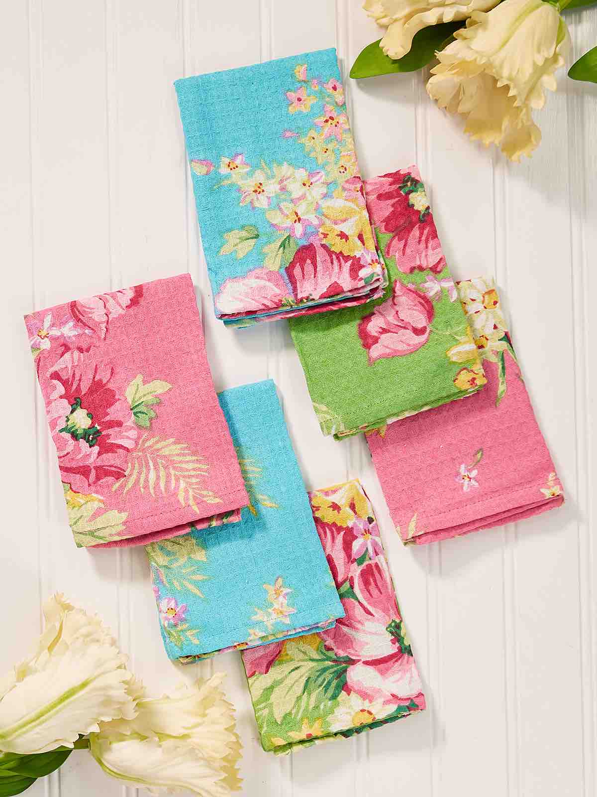 April Cornell Charming Tiny Tea Towels | Set of 6