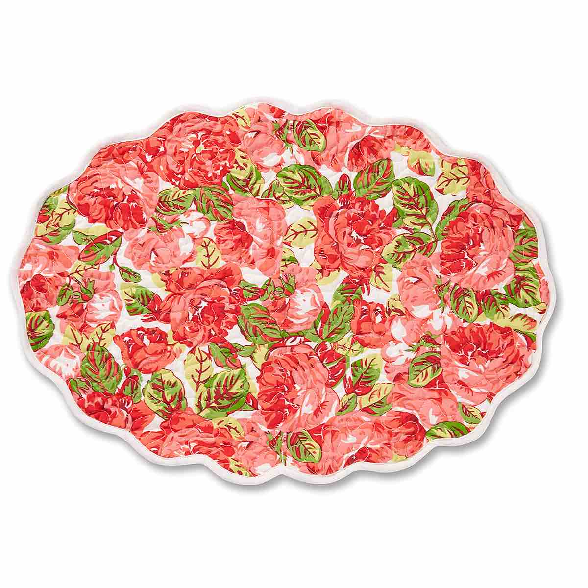 April Cornell Quilted Placemats | Set of 4 | La Vie En Rose Blue