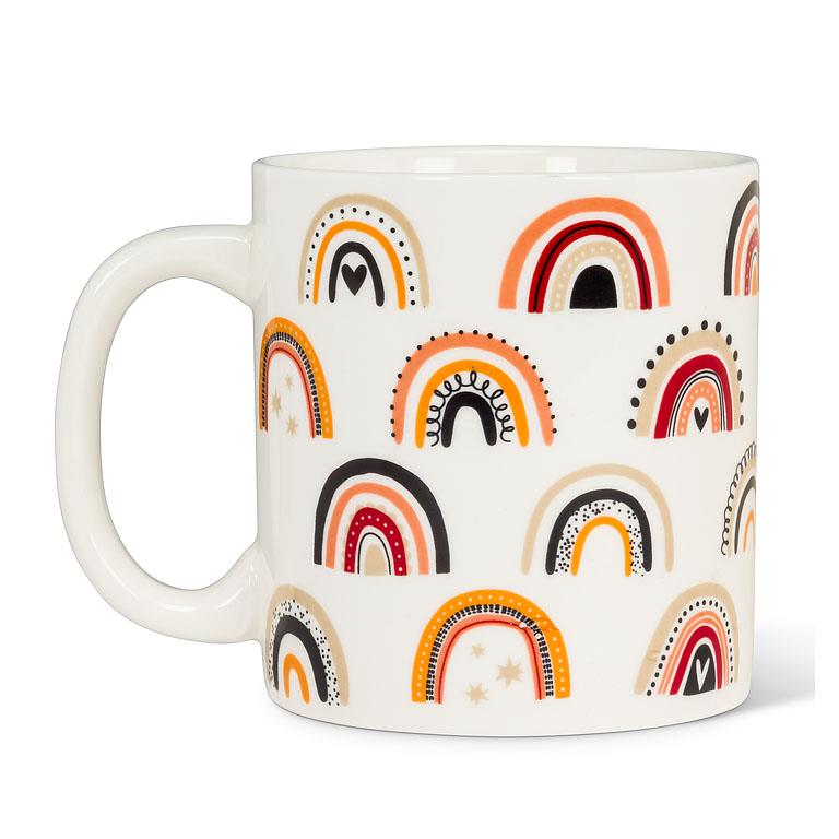 Boho Rainbow Jumbo Mug | 18oz