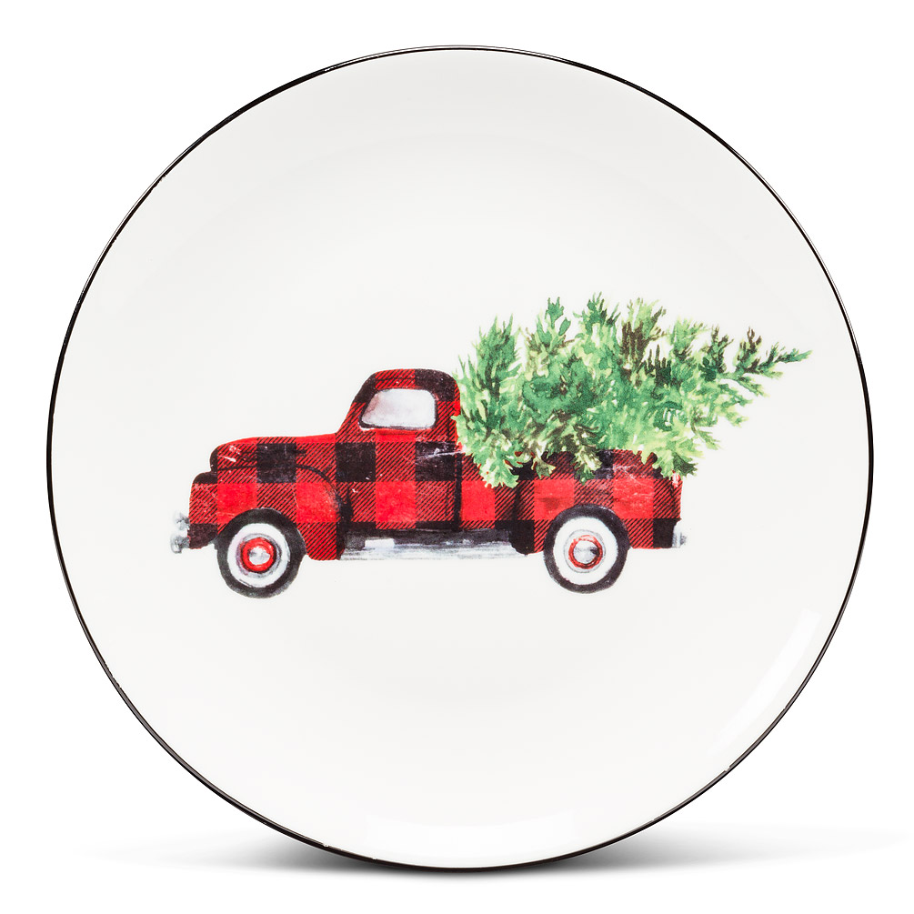 Buffalo Check Truck Plate