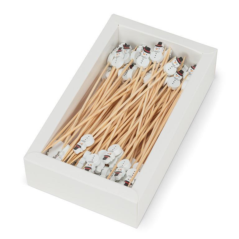 Snowman Picks | 100pcs