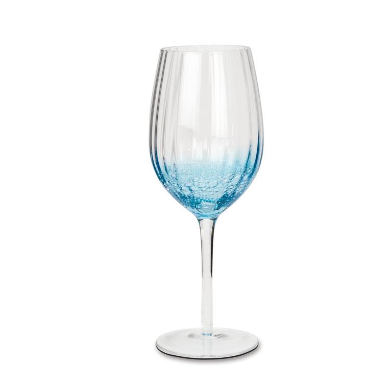 Optic Bubble Red Wine Glass