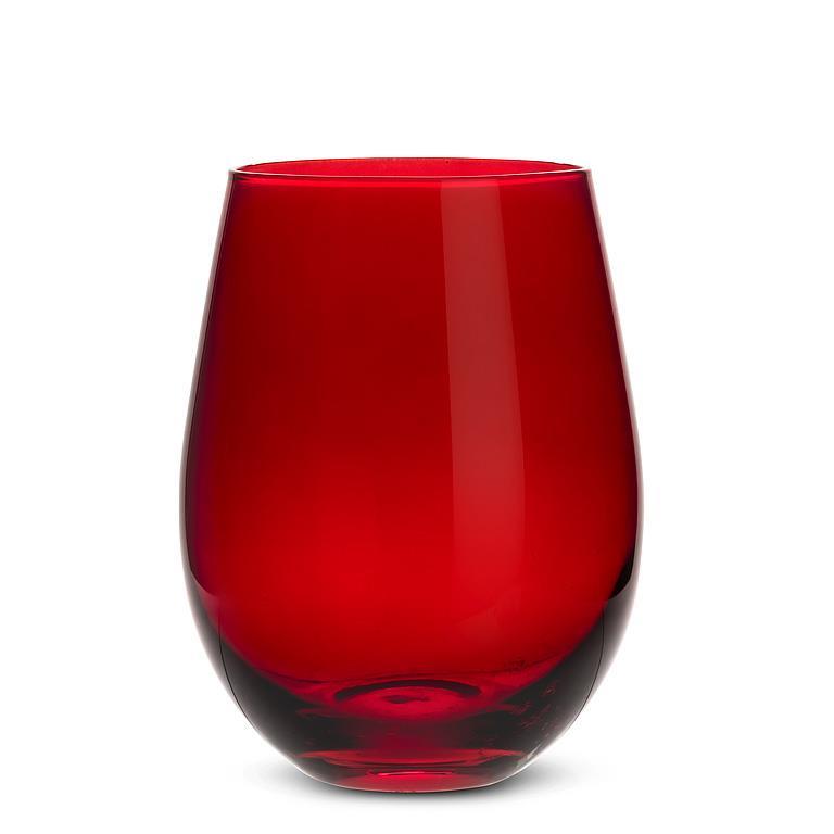 Stemless Wine Glass | Red