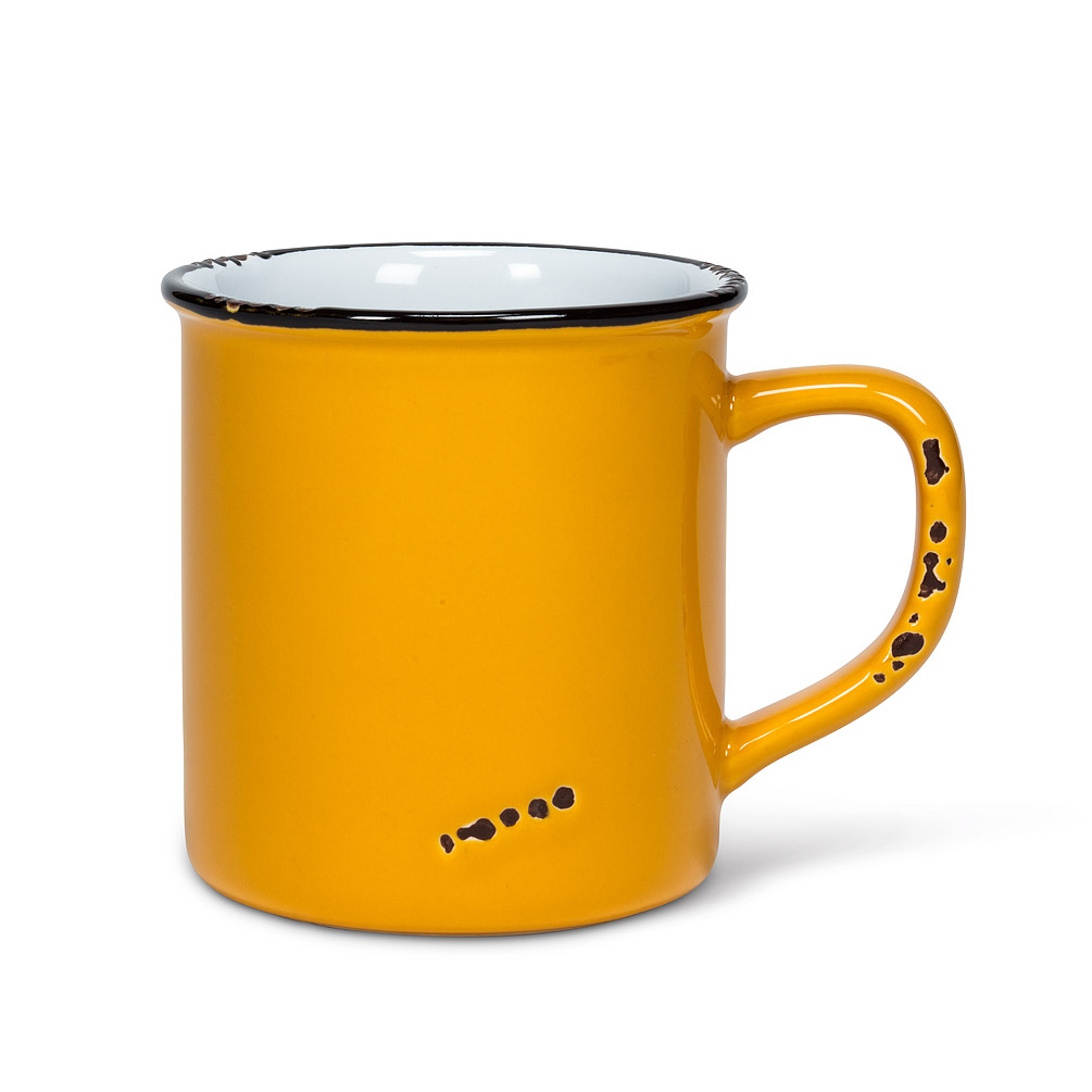 Enamel Look Mug | Ochre 14oz