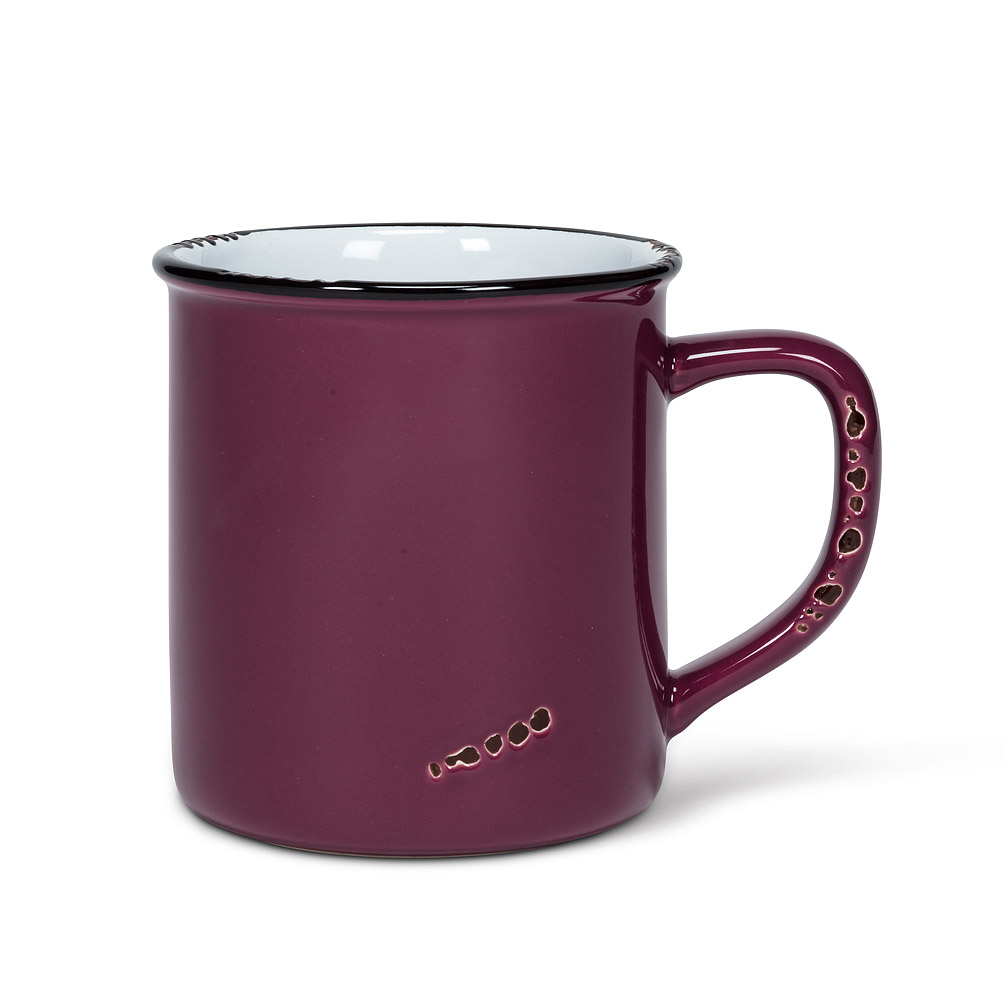 Enamel Look Mug | Plum 14oz