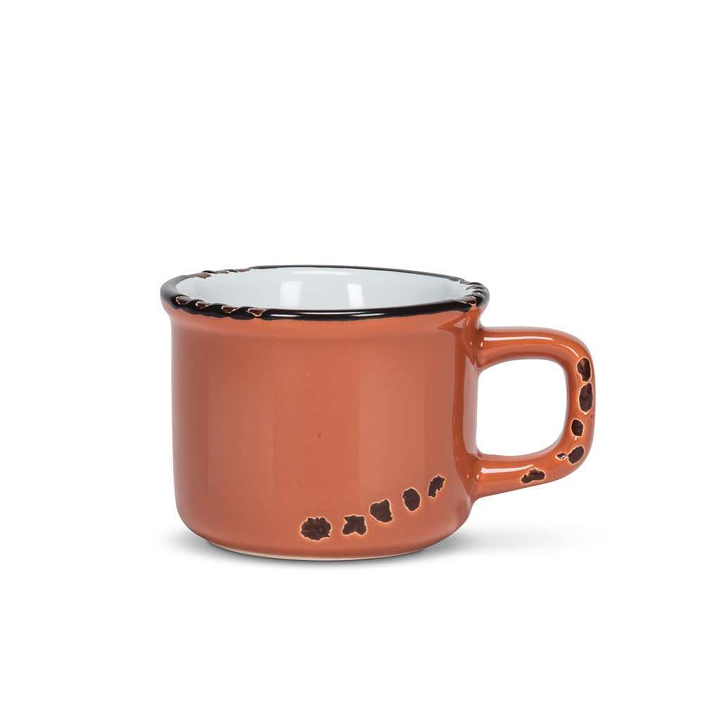 Enamel Look Espresso Mug | Pink 3oz