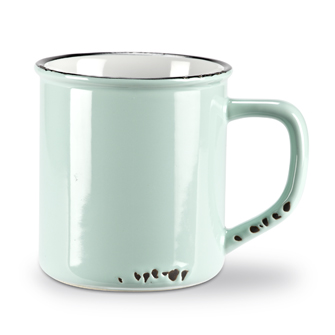 Enamel Look Mug | Light Blue 14oz