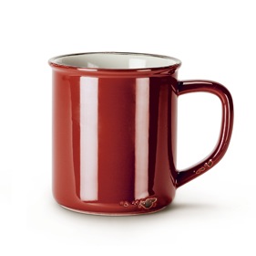 Enamel Look Mug | Red 14oz