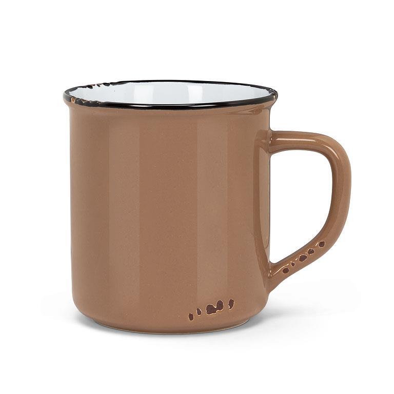 Enamel Look Mug | Taupe 14oz