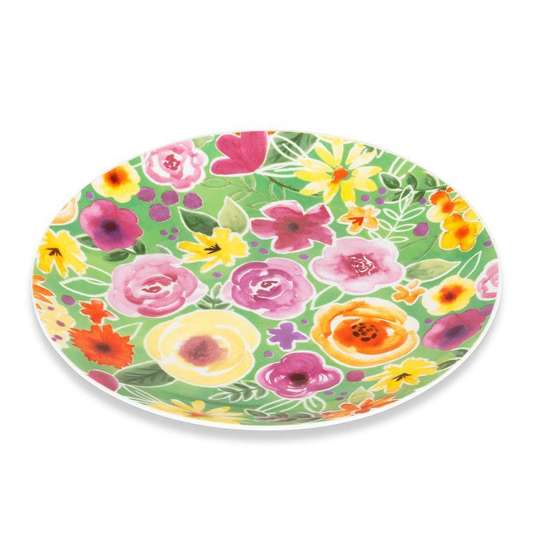 Bright Floral Small Plate