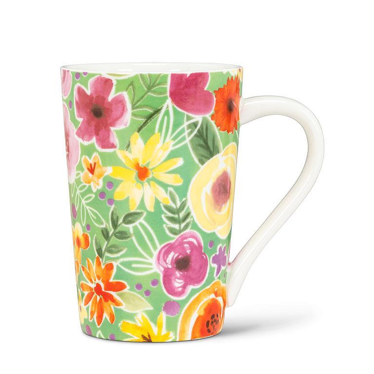 Bright Floral Tall Mug