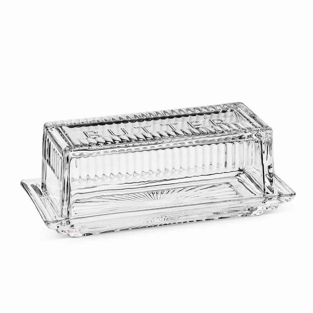 Glass Quarter-Pound Butter Dish