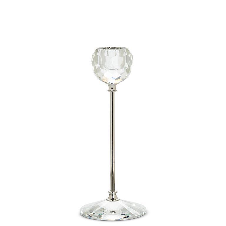 Small Cut Ball Taper Candlestick Holder