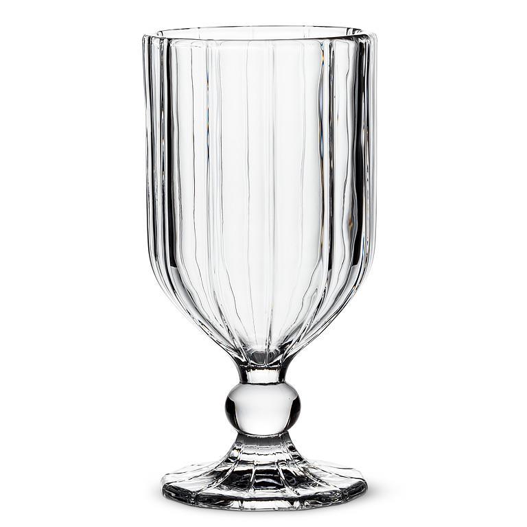 Panel Goblet | Wine Glass | Clear
