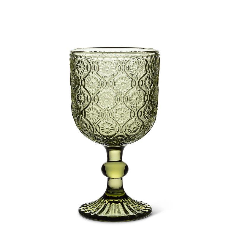 Daisy Red Wine Glass | Olive