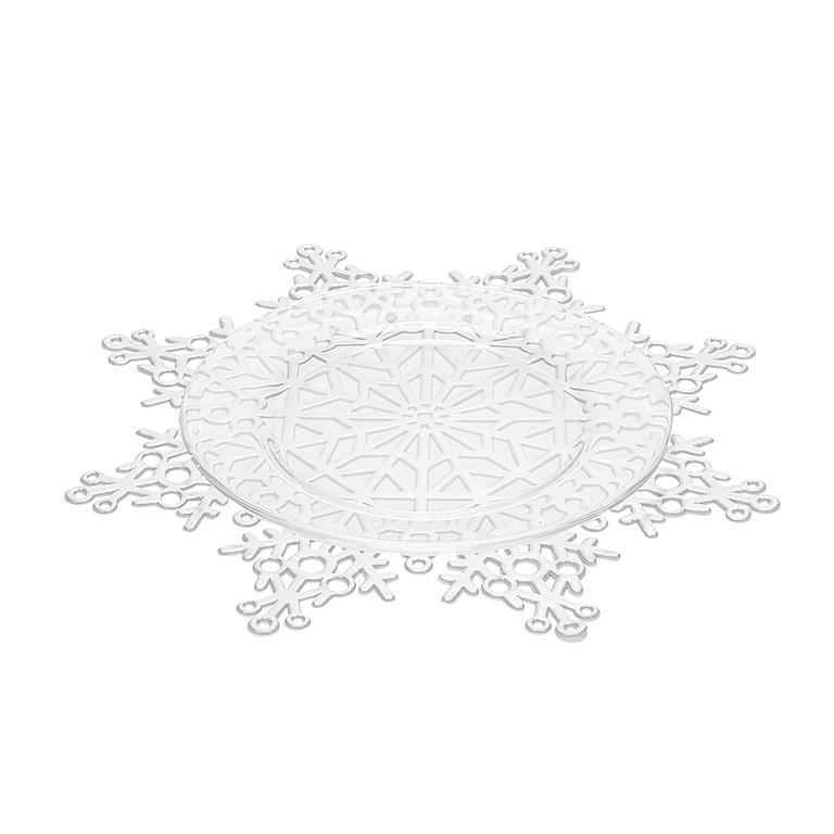 Cutout Snowflake Placemat | Silver