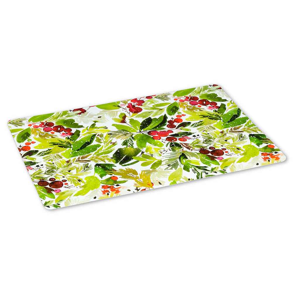 Cranberry & Greenery Placemat