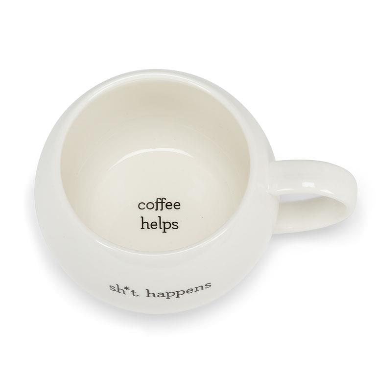 Sh*t Happens Ball Mug