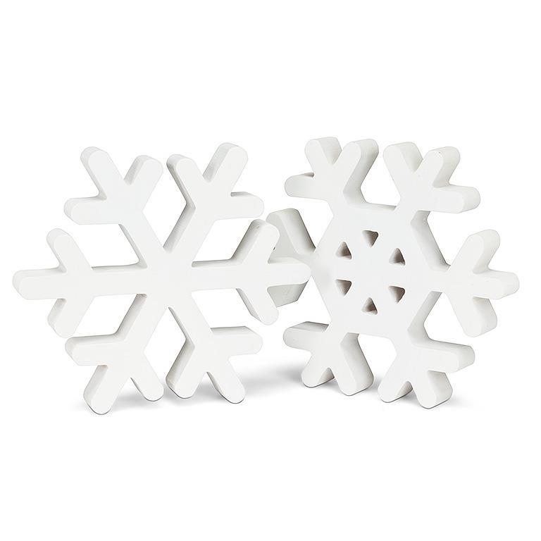 Standing Thick Snowflake