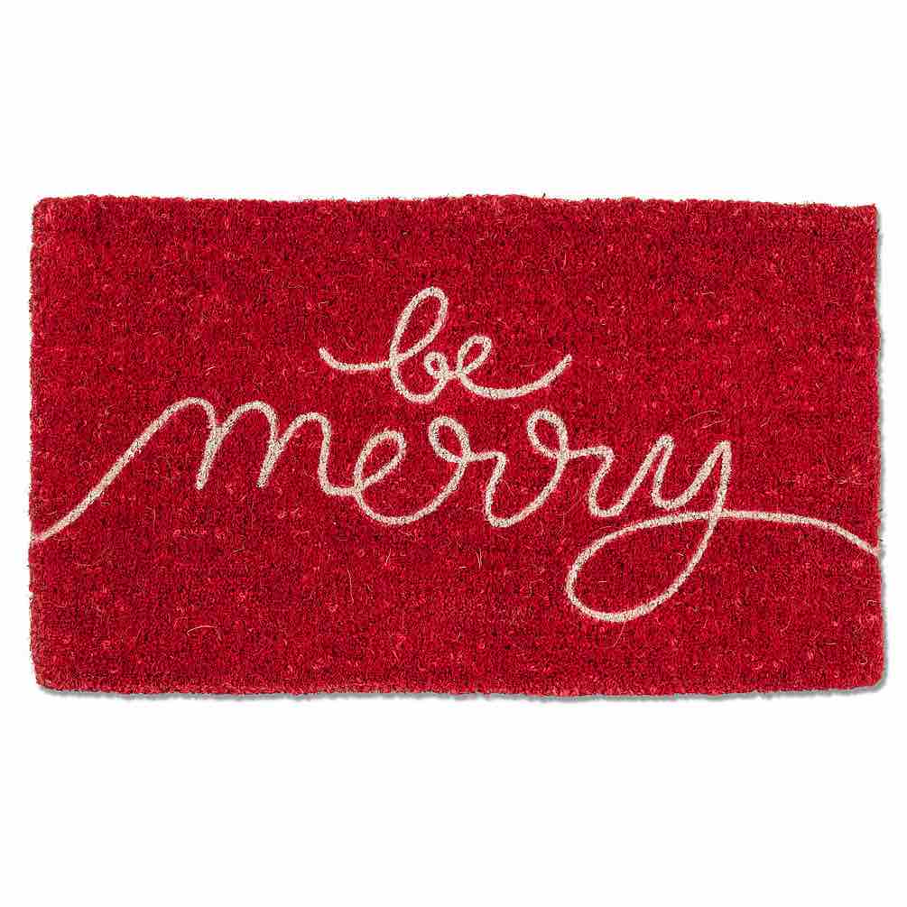 Be Merry Script Doormat