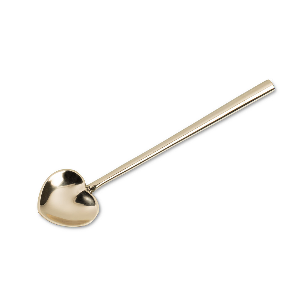 Heart Small Spoon | Gold