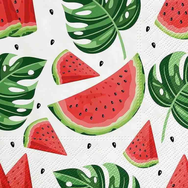 Luncheon Napkins | Tasty Watermelons 20pk