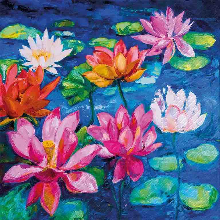 Luncheon Napkins | Lily Pond 20pk