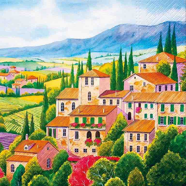 Luncheon Napkins | Italian Countyside 20pk