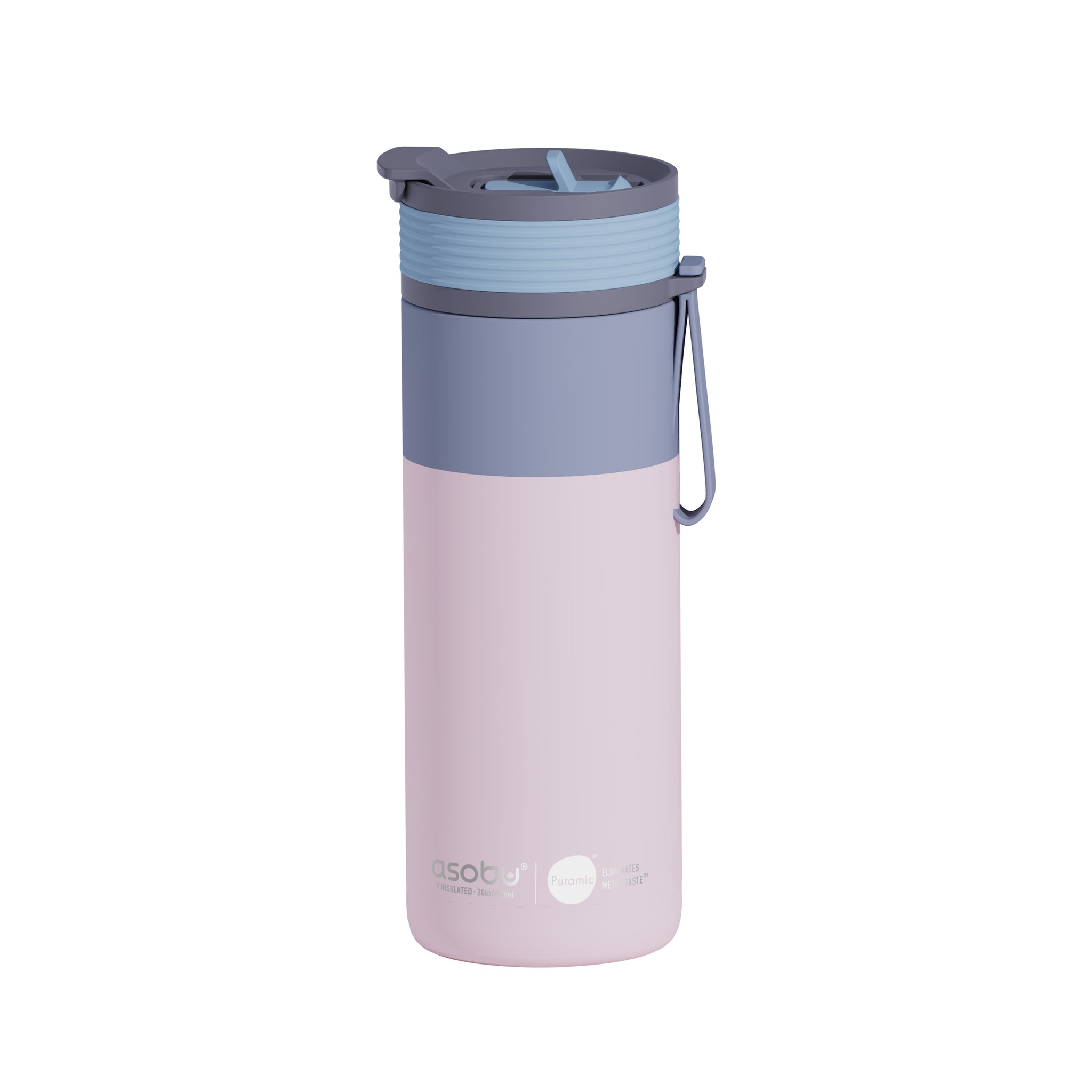 Asobu Aspen 20oz Coffee Tumbler | Water Bottle | Pastel Pink