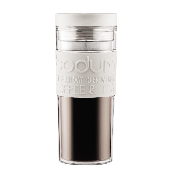 Bodum 15oz Travel Mug | White