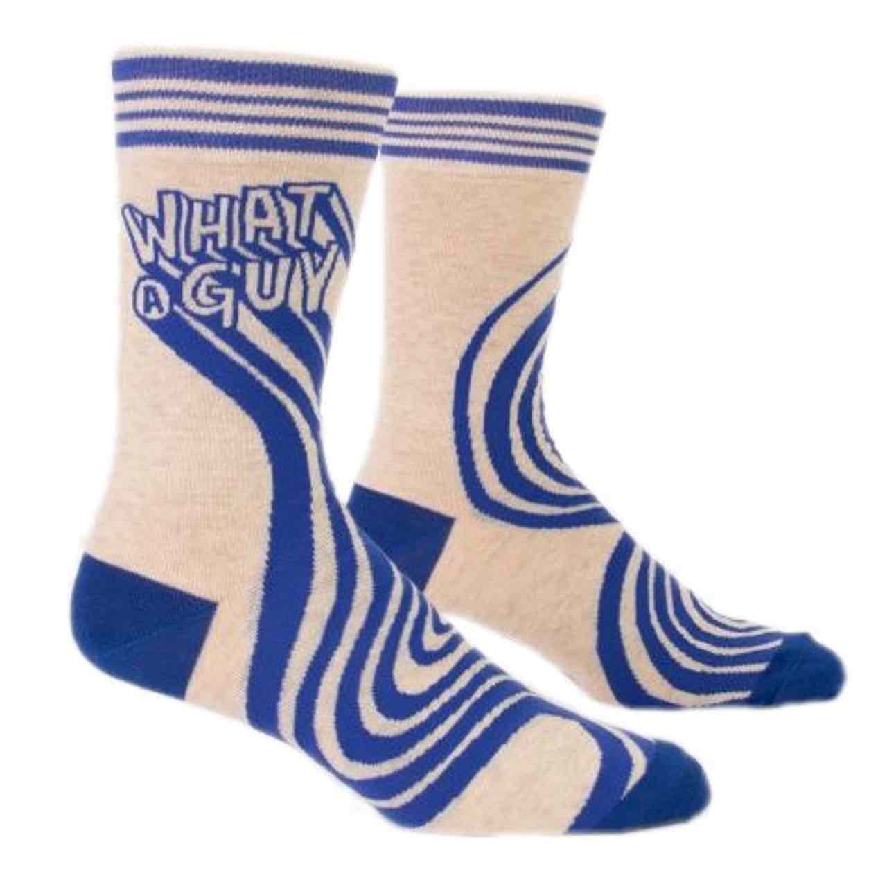Blue Q Men's Socks | What a Guy