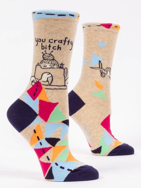 Blue Q Women\'s Crew Socks | Crafty B