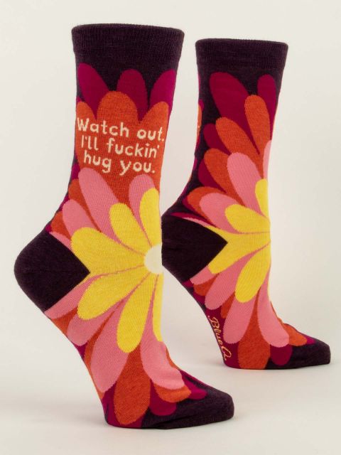 Blue Q Women's Crew Socks | I'll Hug You