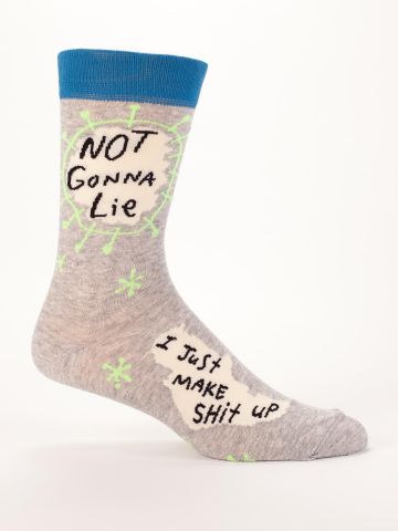 Blue Q Men\'s Socks | Not Gonna Lie