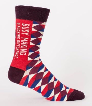 Blue Q Men's Socks | Making a Difference