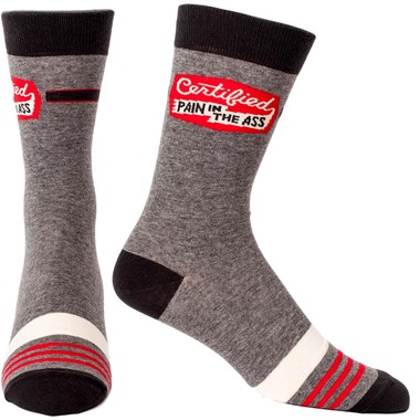 Blue Q Men's Socks | Certified Pain in the