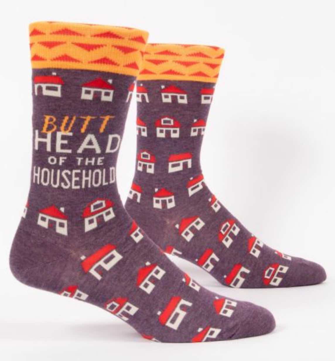 Blue Q Men's Socks | ButtHead of the Household