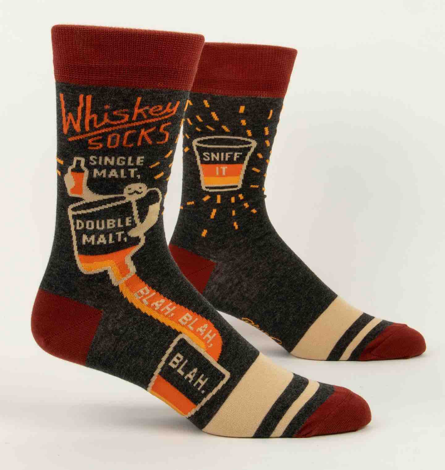 Blue Q Men's Socks | Whiskey