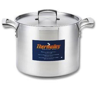 Thermalloy 16Qt Deep Stock Pot with Lid