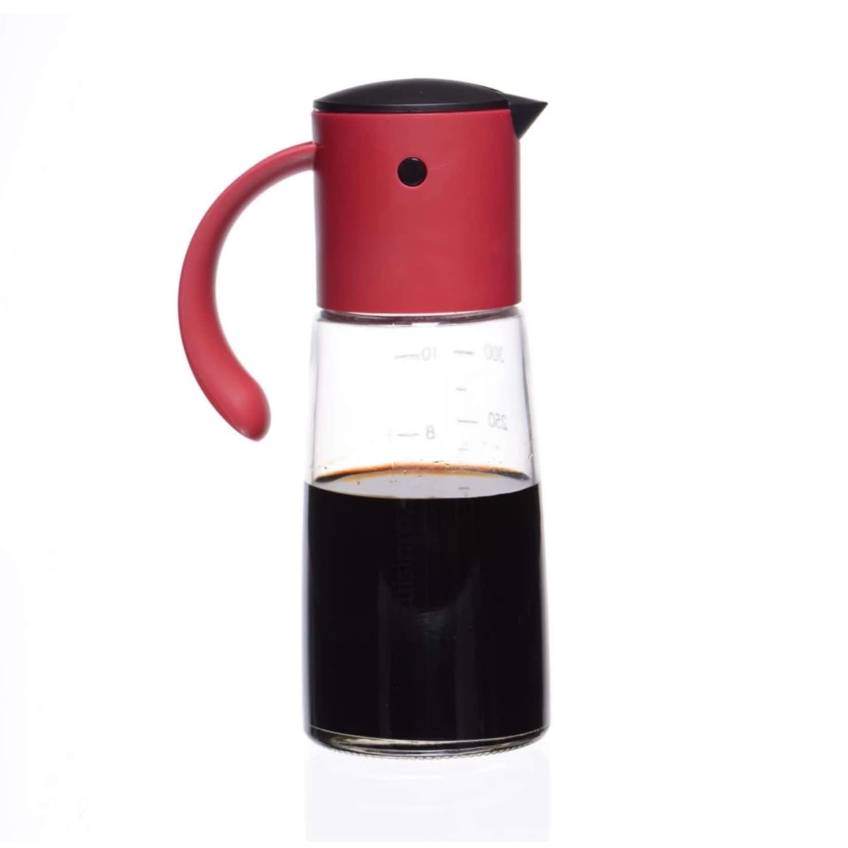 Cuisipro Glass Oil & Vinegar Dispenser | Red