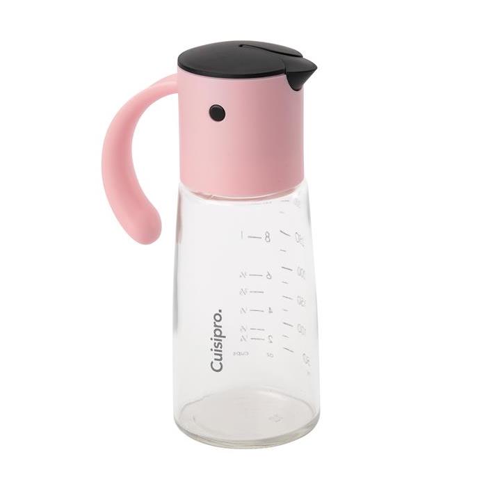 Cuisipro Glass Oil & Vinegar Dispenser | Pink