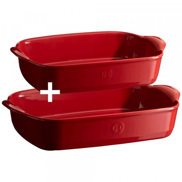 Emile Henry Ultime Baking Dishes | Set of 2 | Grand Cru