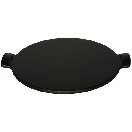 Emile Henry Flame Top BBQ Pizza Stone | Fusain Black