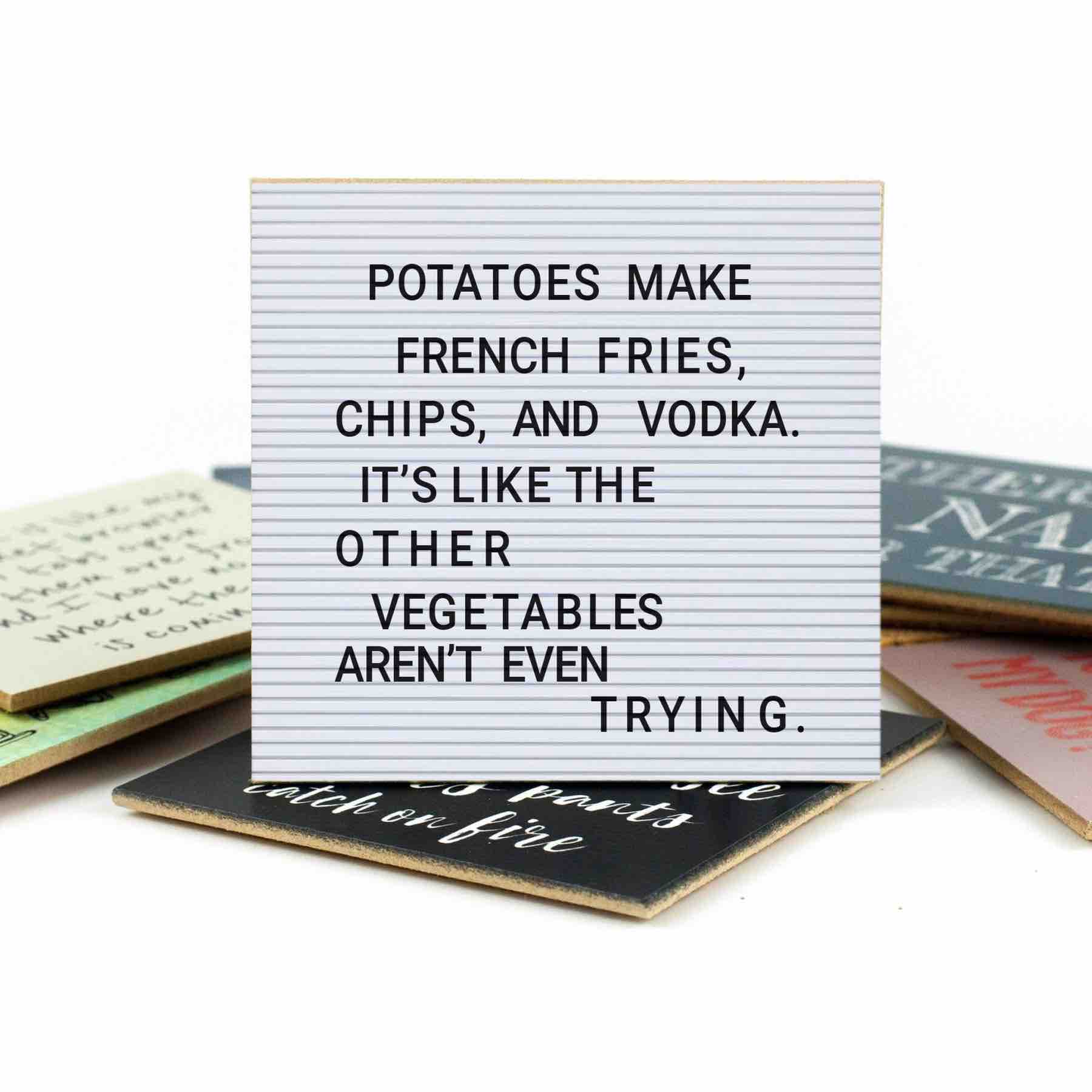 Cedar Mountain Magnet | Potatoes Make French Fries