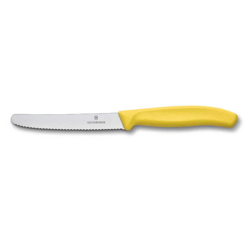 Victorinox 4\" Serrated Utility Knife | Yellow