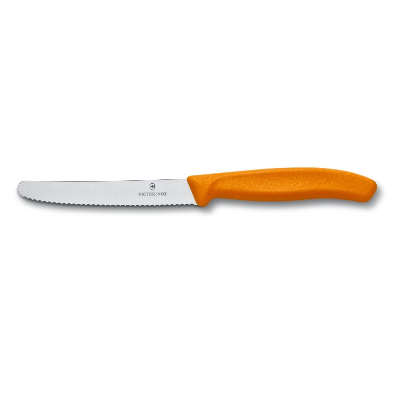 Victorinox 4\" Serrated Utility Knife | Orange