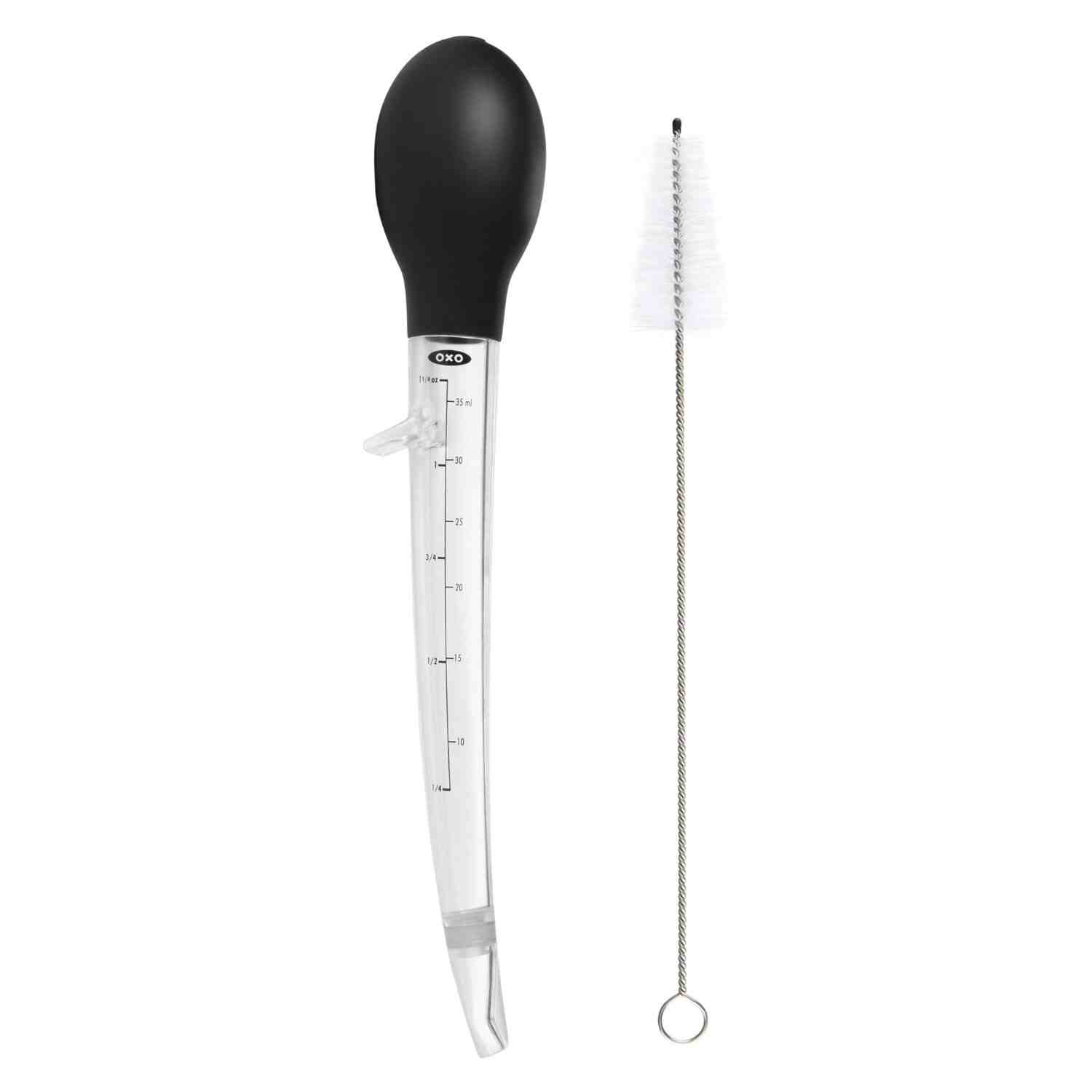 OXO Angled Baster with Cleaning Brush