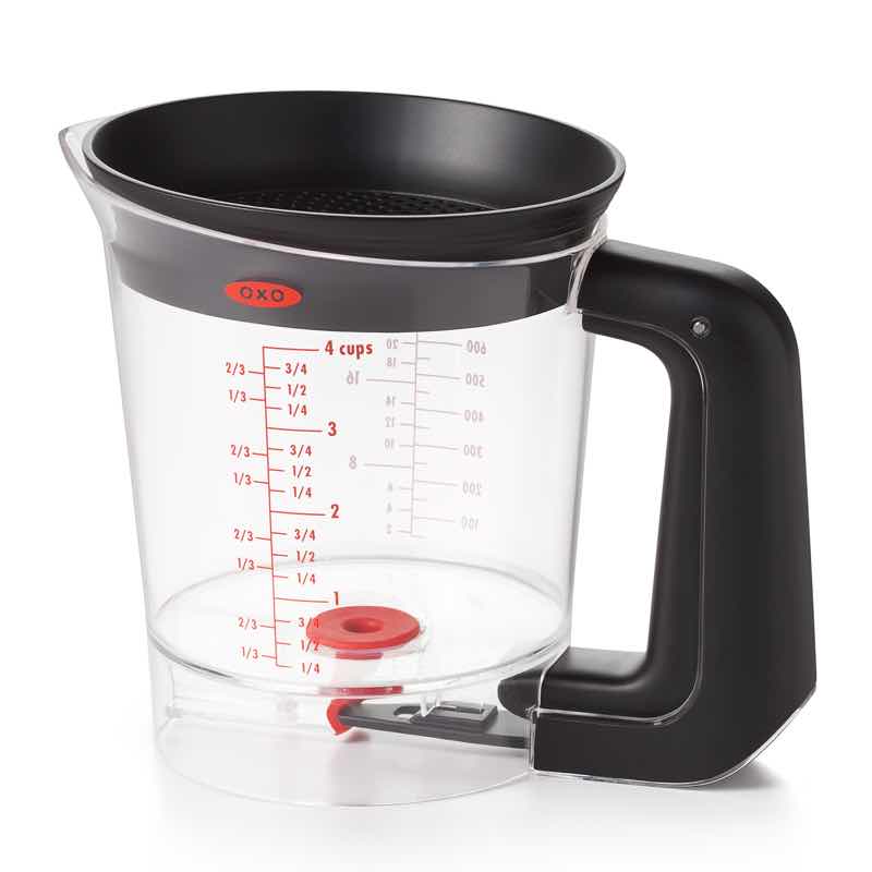 OXO Good Grips Trigger Fat Separator | 4 cup